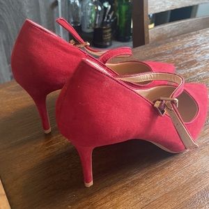 Dorothy Perkins Red heels wide fit